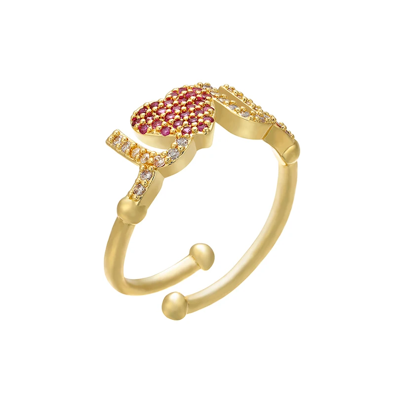 ZHUKOU 21x22 мм латунные кубические циркониевые хрустальные кольца для женщин кольцо