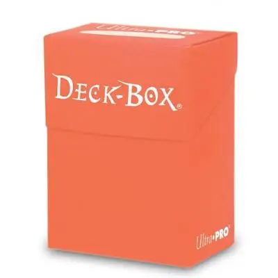 bright orange Ультра Pro Deck Box настольные игры карты TCG колода чехол для магических карт MGT/Pkm/YGO/сборные игры - Цвет: bright orange