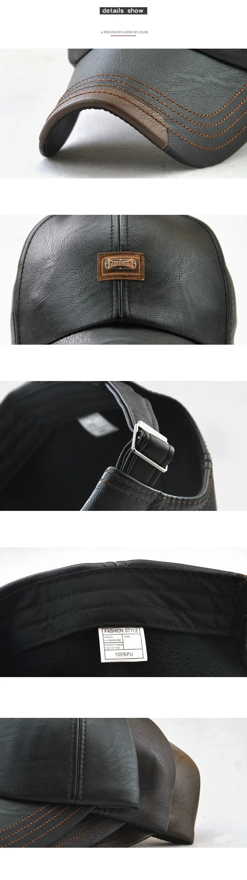 Простая Новая Мужская бейсболка, женские кожаные бейсболки, Casquette, брендовая Регулируемая косточка, ПУ шапки для мужчин, папа, зимняя бейсболка s
