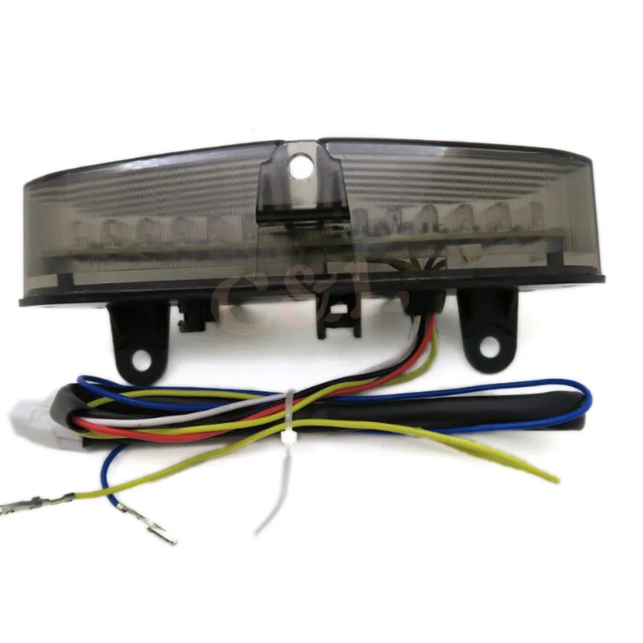 Мотоциклетный задний фонарь с дымовым светодиодным сигналом поворота