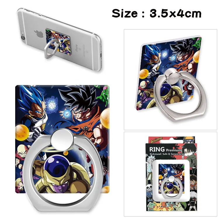 Dragon Ball Z держатель кольца для телефона вращение на 360 градусов Универсальное