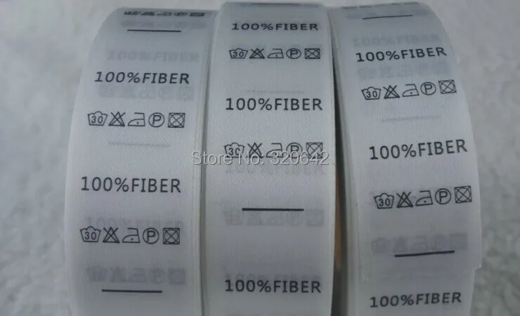 

free shipping garment accessories stock print wash label, 100% fiber print care label,washing label,garment printed tag