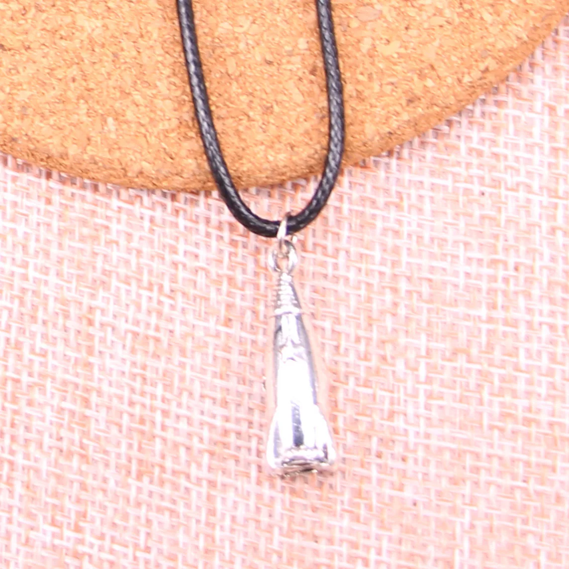 Кожаное ожерелье-цепочка черное ожерелье на кожаном шнурке 20 шт. античное