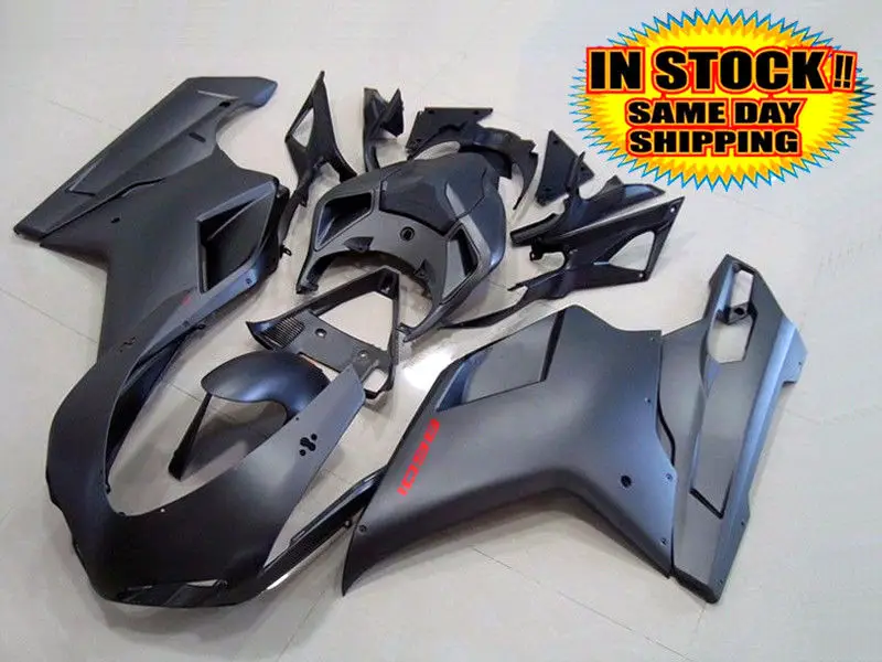 В наличии матовый черный полный ABS пластик обтекатель кузова Инжекционный набор