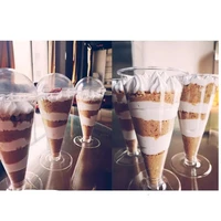 10pcs mousse dessert cups plastic pudding cup disposable party milk convenient tiramisu birthday wedding ice cream