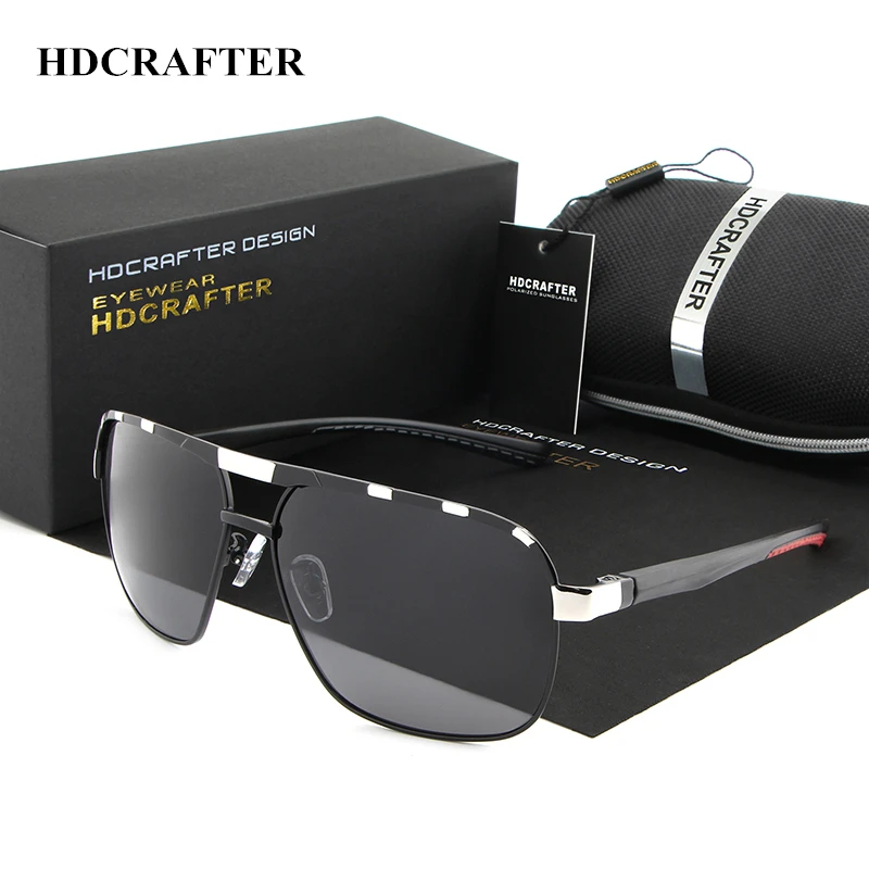Мужские солнцезащитные очки HDCRAFTER классические брендовые дизайнерские большого