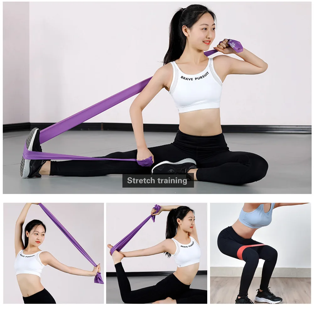 

Elastic Resistance Loop Bands Yoga Exercise Gym Fitness Workout Stretch Physio