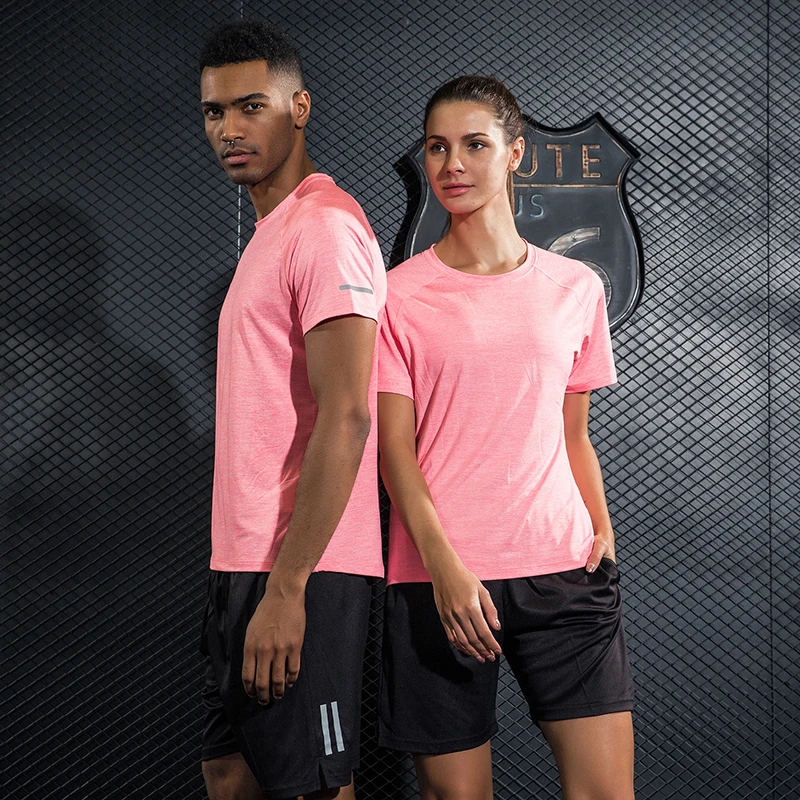 Новинка футболки для бега дышащая быстросохнущая тренировочная футболка с