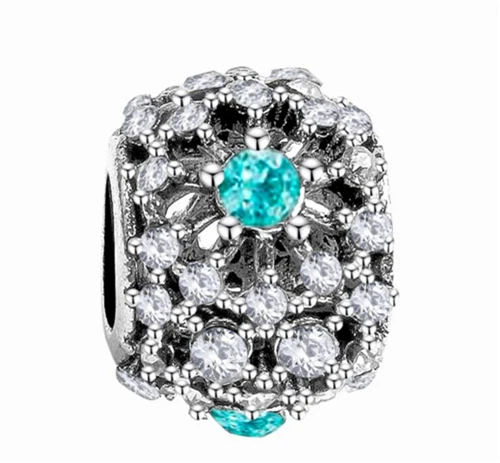 Hot Fashion Small Birthday Cake Cherry Bag Bird Hearts Crystal Beads Charms Fit Original Pandora Bracelets for Women DIY Perles | Украшения