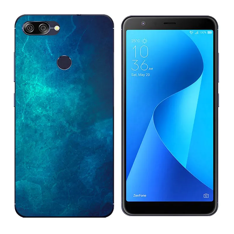 Для ASUS Zenfone Max Plus M1 чехлы из ТПУ с принтом сосны ZB570TL X018D X018DC Силиконовая задняя