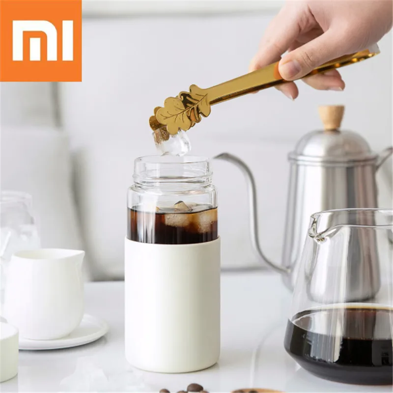 Xiaomi Funhome 350 мл стеклянная бутылка для воды Легкая термостойкая герметичная чашка для воды кружка для питья с силиконовой крышкой