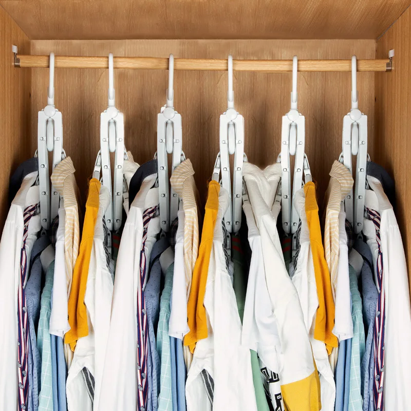 Компактная Волшебная пластиковая вешалка многофункциональная Складная сушилка