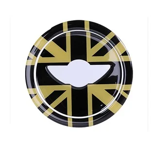 gold jack Для MINI COOPER R54 R55 R56 R60 R61 Clubman Countryman центр рулевого колеса 3D выделенный автомобильный стикер наклейка крышка аксессуары - Название цвета: gold jack