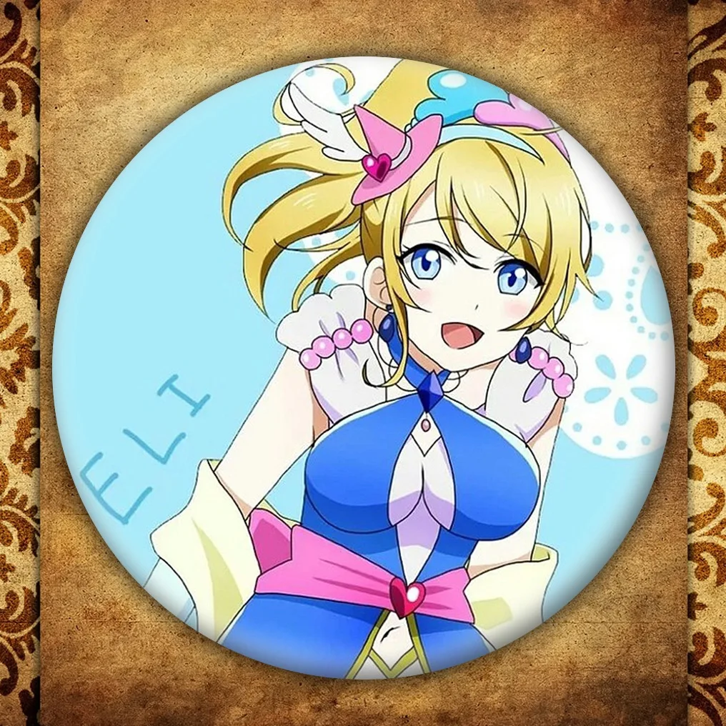 Японское аниме Lovelive Schoolidolproject бейдж с дисплеем модные Мультяшные Любовь Живая
