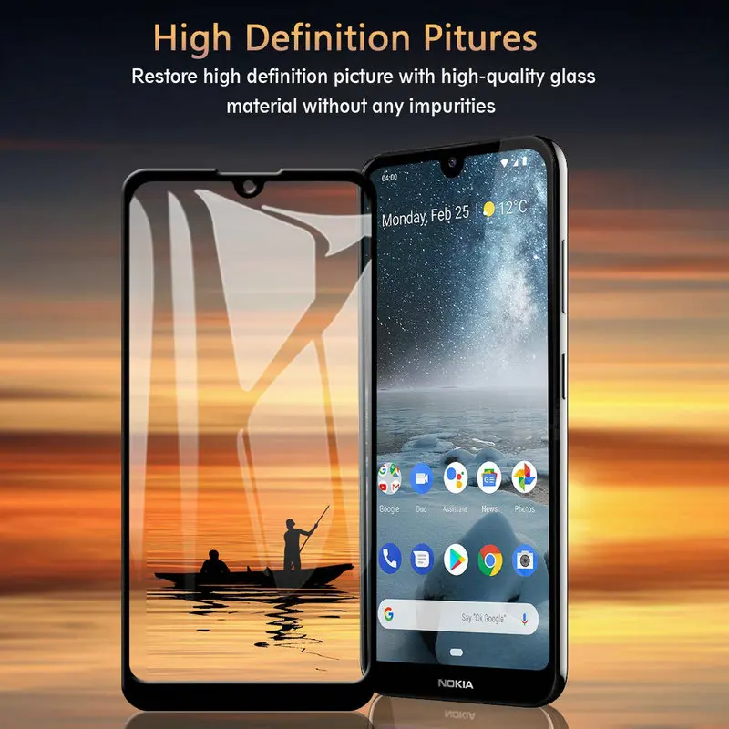 Для Nokia 4 2 9D 6D 5D полное клеевое покрытие закаленное стекло Защита экрана для TA 1157 3