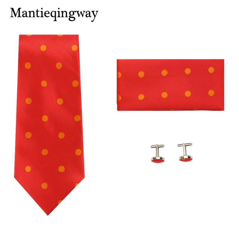 Mantieqingway мужской галстук-платок запонки набор для свадьбы Пейсли полиэстер галстуки карманные квадратные полотенце для сундуков запонки