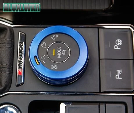 Для Volkswagen VW Teramont Atlas Tiguan MK2 ручка селектора режима вождения декоративная крышка 4MOTION автомобильные аксессуары - Название цвета: Blue