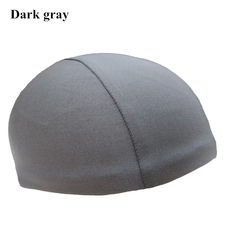 M126 Dark gray Мужская и женская велосипедная Кепка, спортивные банданы чистого цвета, головной платок для мотоцикла, Балаклава, велосипедные головные уборы, многофункциональные - Цвет: M126 Dark gray
