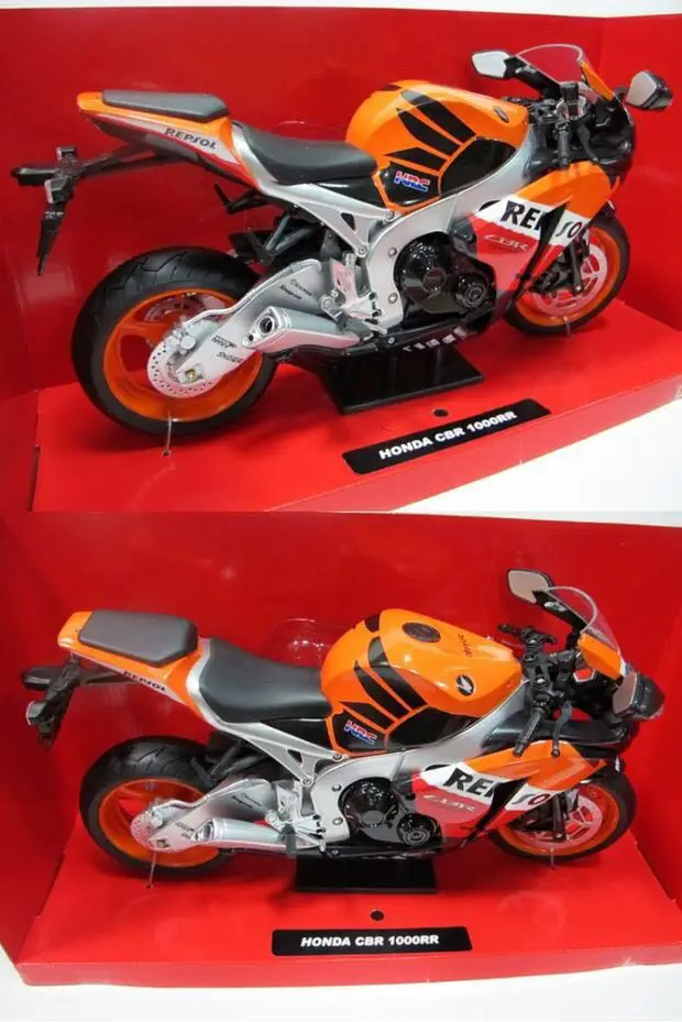 Newray 1/6 строительные модели HONDA CBR 1000 RR Repsol литые игрушек для подарка детей