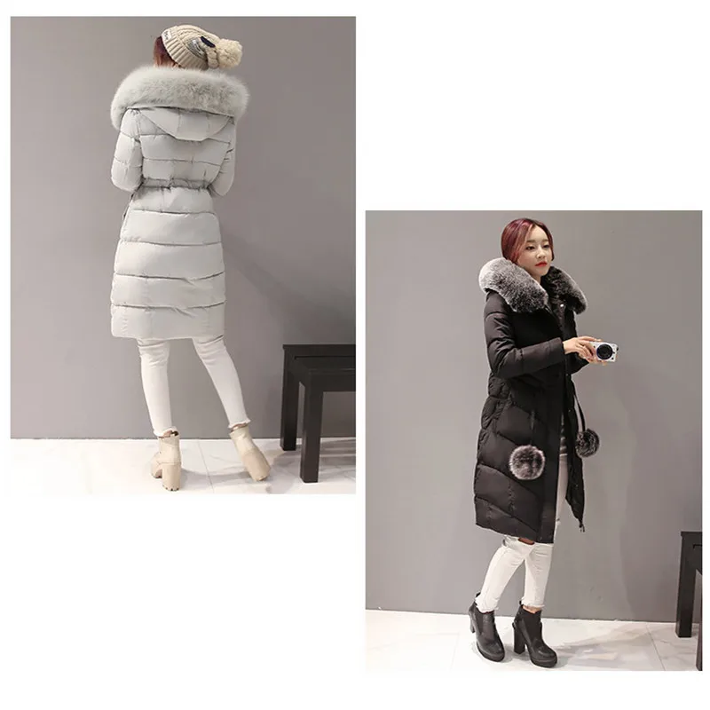Новинка 2017 женские парки зимняя куртка Женская хлопковая стеганая Толстая