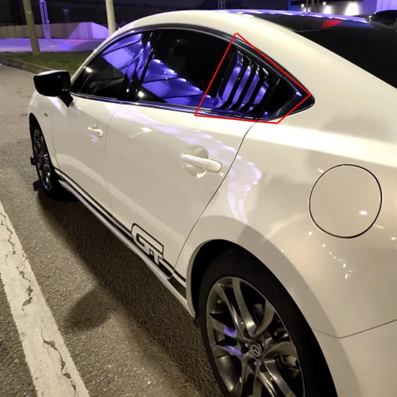 2 шт. ABS двери окна жалюзи Рамка подоконник Молдинг Накладка для MAZDA 6 ATENZA M6