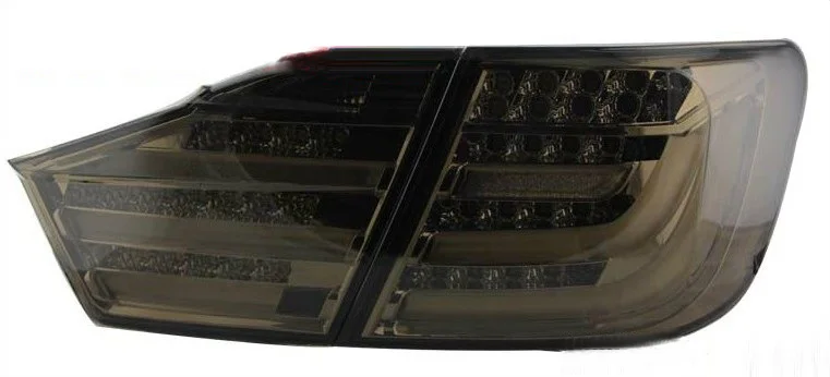 black taillight 2 шт. автомобильный Стайлинг для фара Camry 2012 2013 год Camry задний фонарь DRL Bi Xenon объектив Высокий Низкий луч парковка туман - Цвет: black taillight