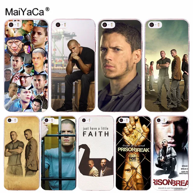 ТВ шоу MaiYaCa Prison Break для iPhone 4S SE 5C 5S 5 6 6S 7 8 Plus X XR XS MAX чехлы телефонов прозрачные