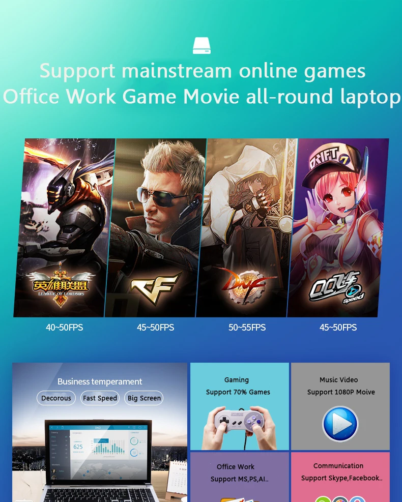 128 ГБ 8 ГБ Бесплатный WIN10 DVD ноутбук
