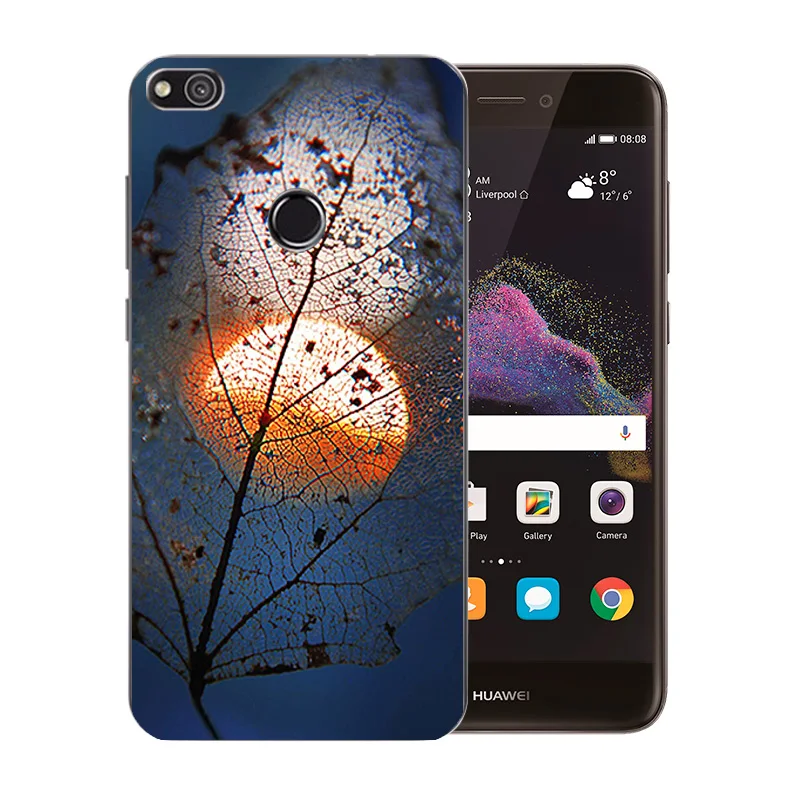 Чехлы для телефонов Huawei P8 Lite 2017/Honor 8 Lite/P9 2017/Nova Lite/GR3 2017 Мягкий ТПУ с узором ночного