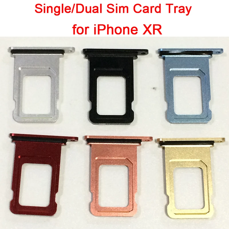 Для iPhone XR новый двойной Nano Sim кард ридер разъем лоток гнездо один держатель sim