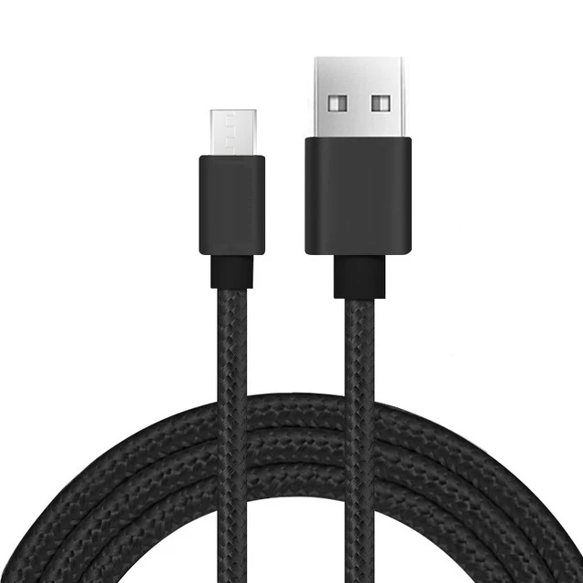 Black REZ Micro USB кабель 2.4A Быстрый кабель синхронизации данных и зарядки для samsung huawei Xiaomi LG Andriod Microusb Кабели для мобильных телефонов - Цвет: Black