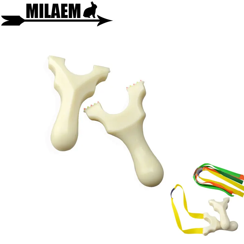 

1pc Archery Slingshot Optical Fiber Resin Rubber Band Slingshot Outdoor Shooting Sports Practice Entertainment