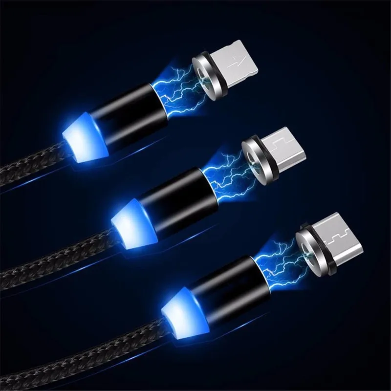 Лидер продаж 1 м Магнитный usb кабель для быстрой зарядки USB Type C магнитное зарядное