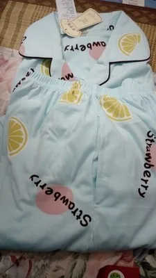 Женская осенне-зимняя пижама из хлопка с длинным рукавом и длинными штанами, пижамные комплекты, повседневные пижамы размера XXXL, одежда для сна, костюм для сна