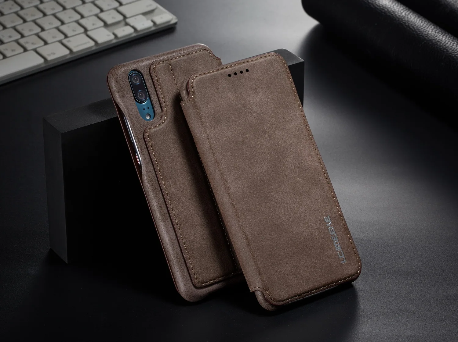 Чехлы для huawei P20 Pro etui, роскошный кожаный чехол-книжка с подставкой, флип-чехол, чехол для huawei P20 Pro pouzdro, держатель для карт, чехол