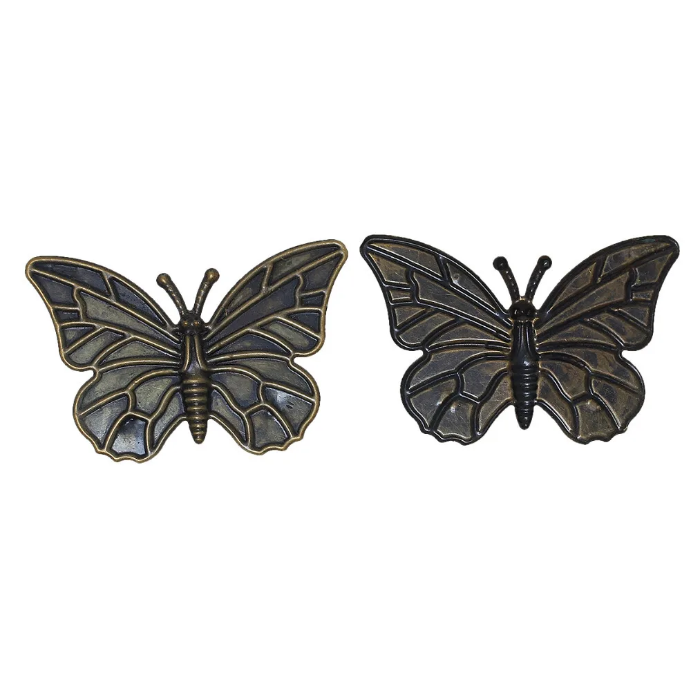 Doreen Box Lovely 30 шт. фотолампы размеры 6x4 см (2 3/8 дюйма) (B18887)|bronze filigree|antique bronze filigreefiligree