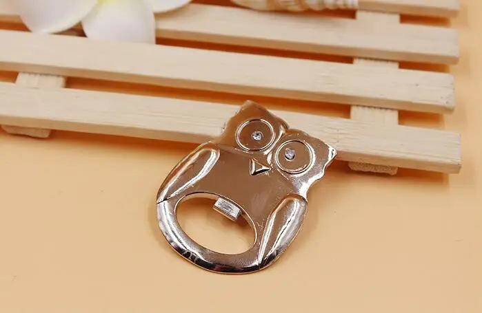 

wedding party favor gifts and giveaways for guests - owl shape beer bottle opener baby shower party favors 50pcs/lot