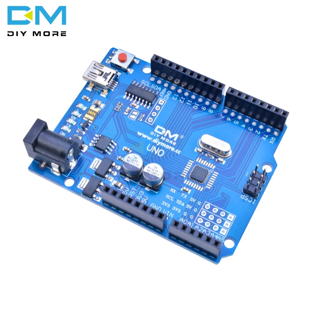 UNO R3 ATmega328P ATmega328 CH340G мини USB плата микроконтроллер CH340 Замена ATmega16U2 без кабеля