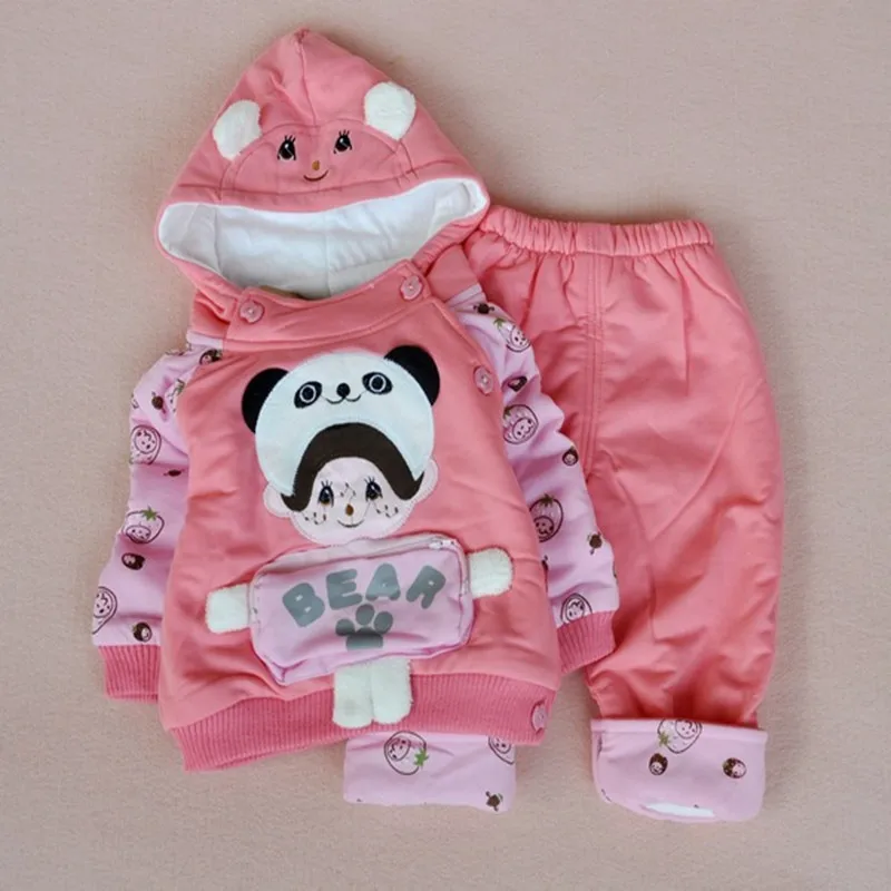 

Anlencool 2020 Baby Cotton Valley Pitti clamping dimensional pocket new suit baby clothing newborn baby girl winter clothes
