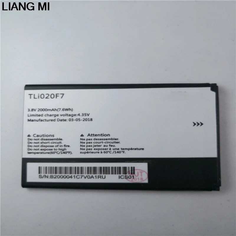 2000 мА/ч TLI020F7 сотовый телефон Батарея для Alcatel PIXI 4 5045D 2 5042D C7 7040 7040D 7041 7041D J720 J720T J726T so2