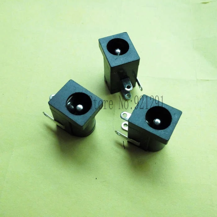 

20pcs/lot Connector DC5.5 * 2.1mm DC socket 2.1DC seat DC Power Block DC-005 power supply module connector