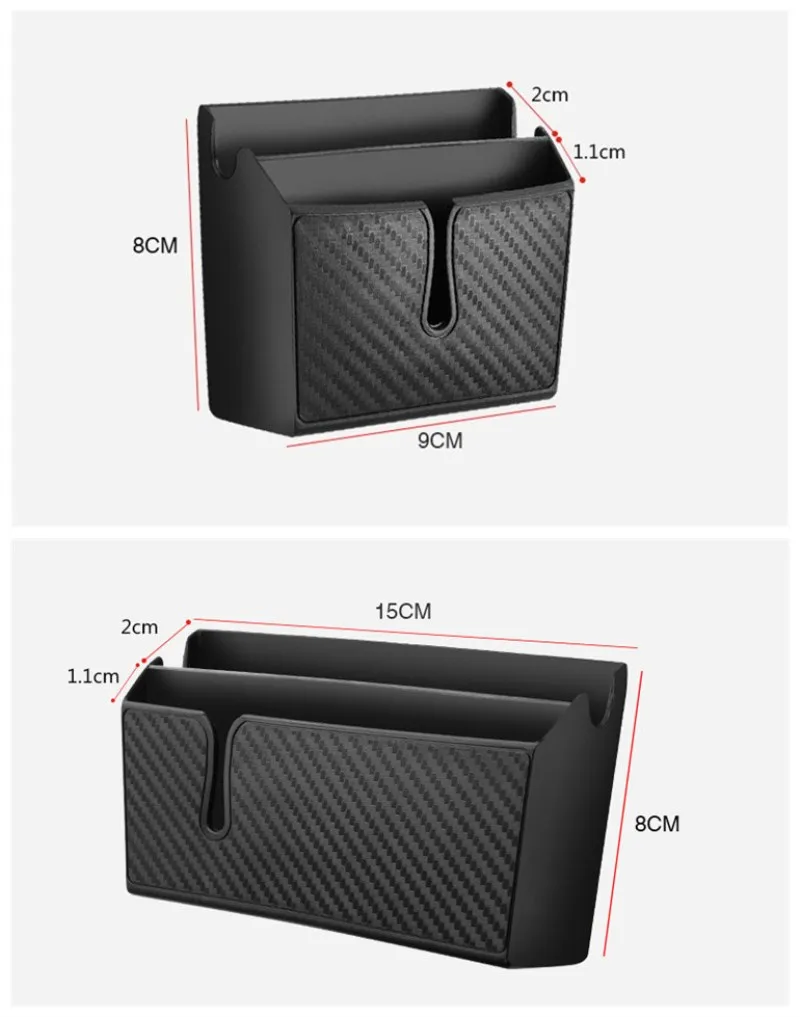 Автомобильный ящик для хранения NOOLIM из углеродного волокна многофункциональный