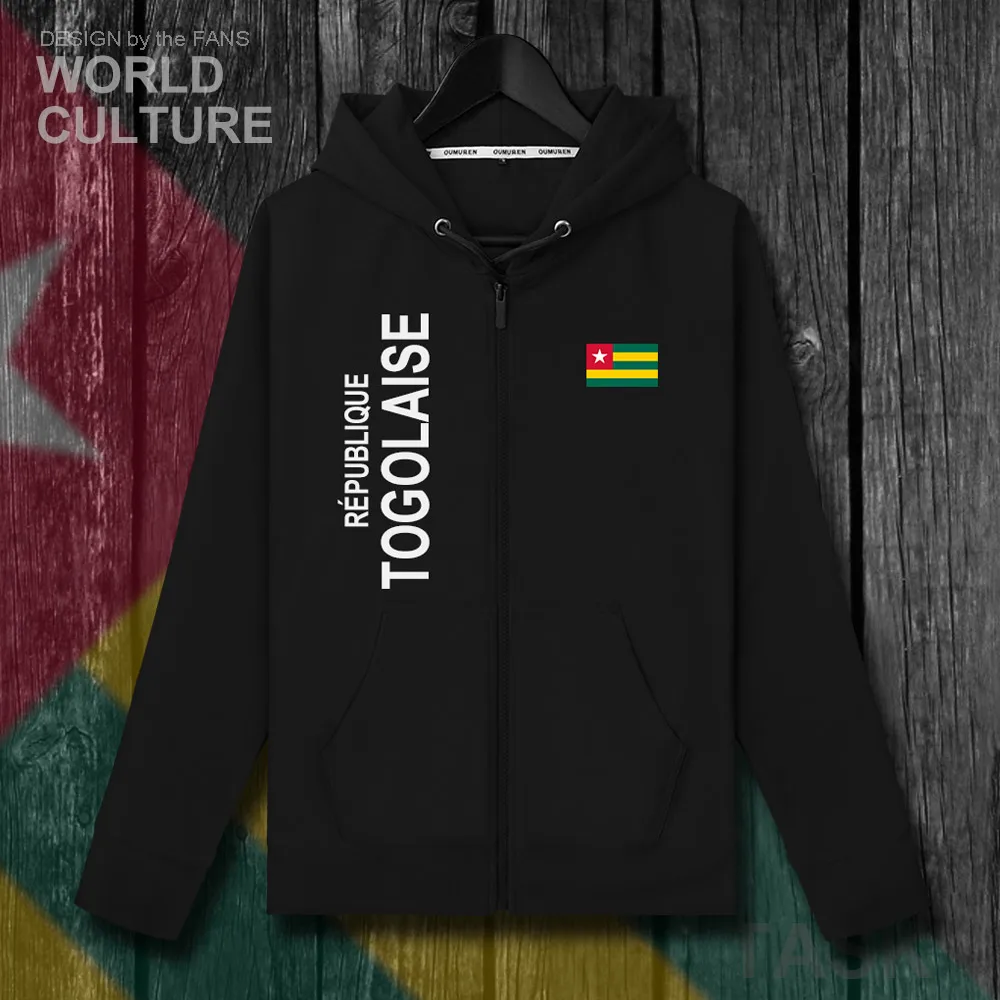 Того Togolese Togolaise TG TGO Мужская толстовка толстовки зимний кардиган на молнии Джерси