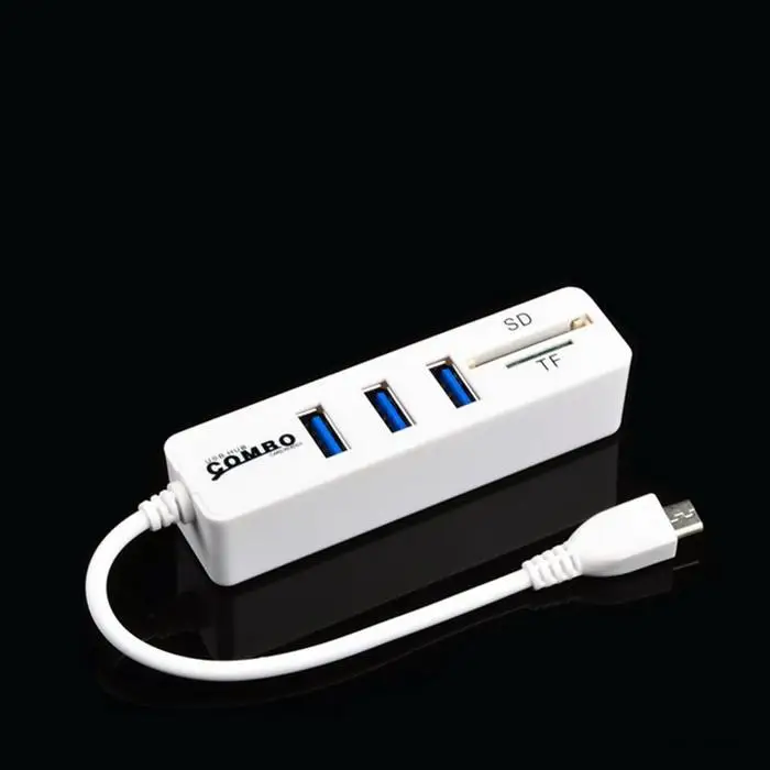 Usb-концентратор с несколькими портами USB 2,0 концентратор TF/SD/USB высокий концентратор с SD/TF кард-ридером. Адаптер расширения скоростного сплиттера