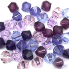 Стеклянные бусины-разделители для ожерелья STENYA, граненые бусины разноцветные хрустальные бусы, 4 мм, ювелирные серьги с камнями