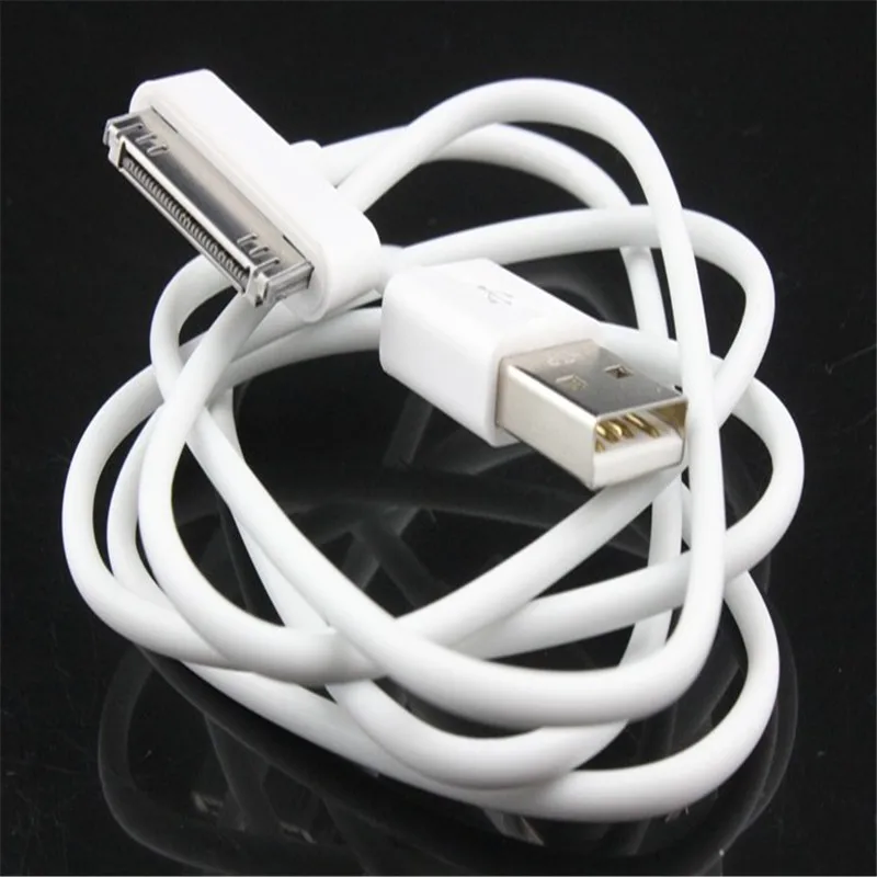 1 м USB синхронизация данных зарядный кабель шнур для Apple iPhone 3GS 4 4S 4G iPad 2 3 iPod nano touch