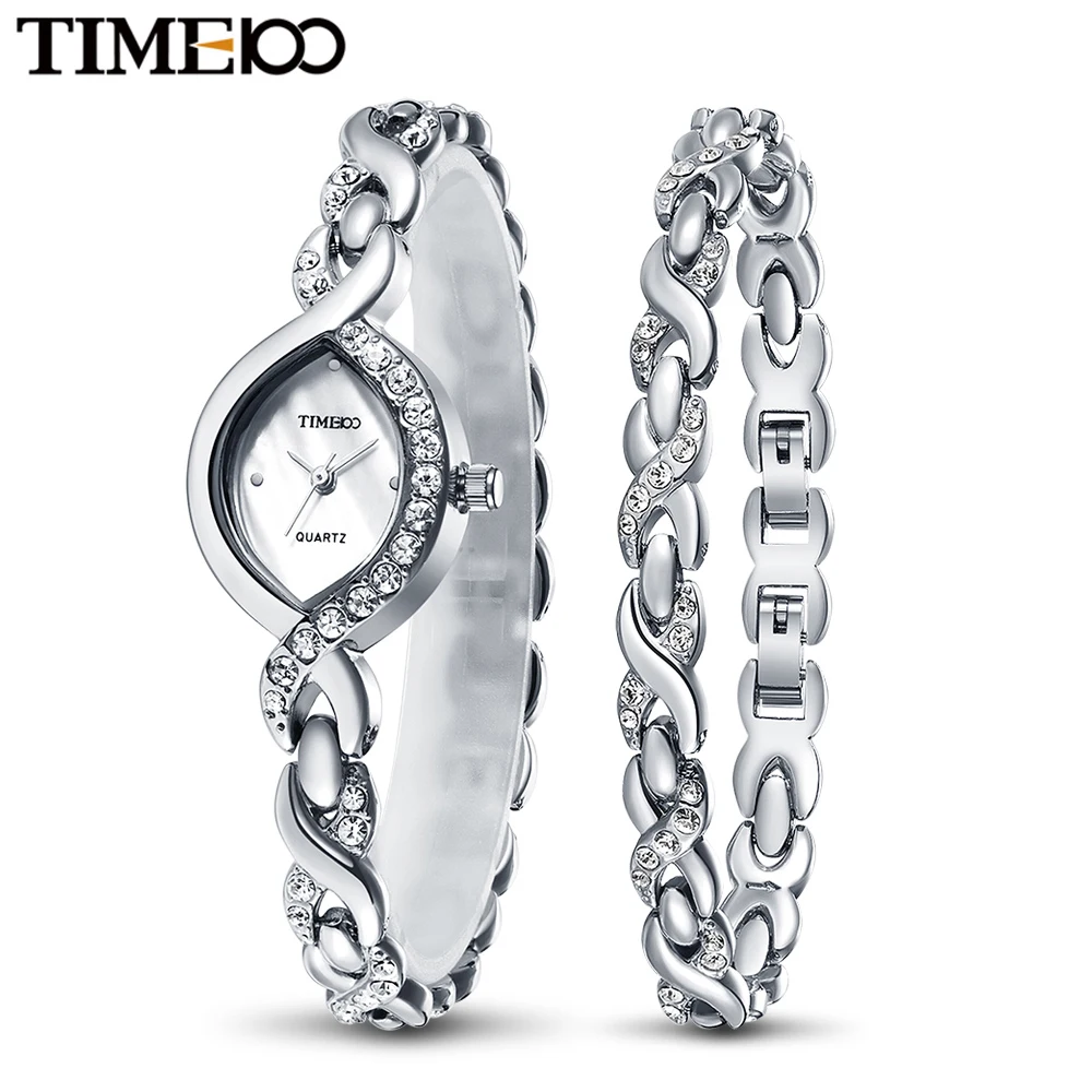 2016 Новый TIME100 Женские Кварцевые Часы Ювелирные Изделия Застежка Циферблат Сплава