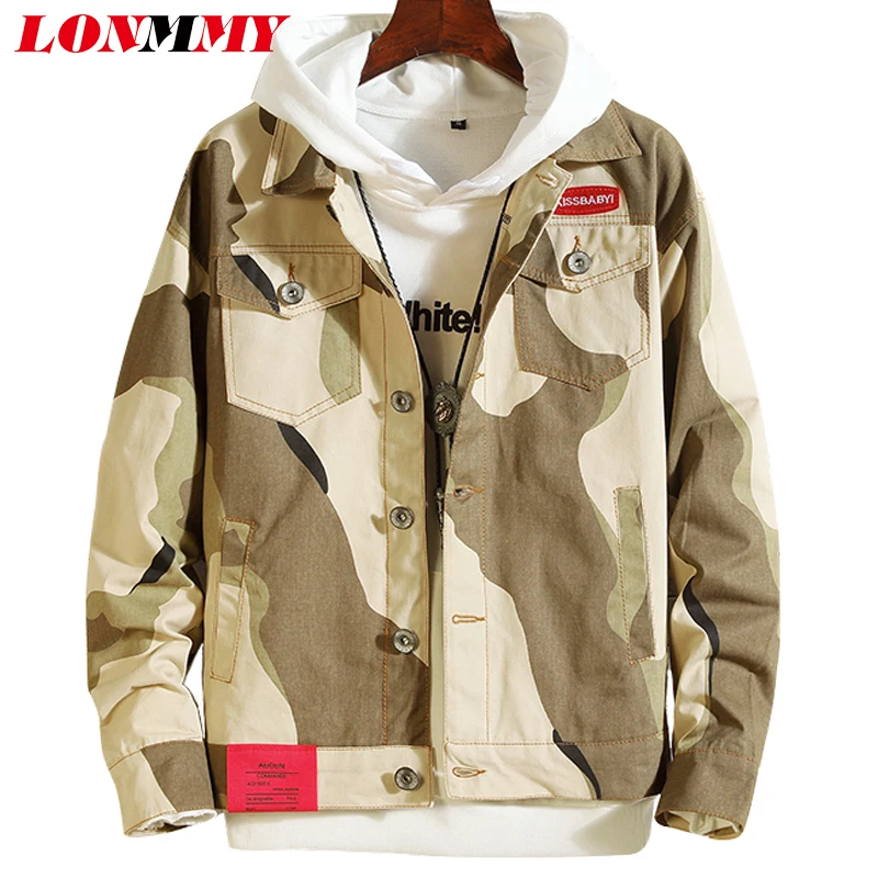 LONMMY Camouflage jacket men clothes coat Outerwear streetwear Military style bomber Casual jaqueta masculina | Мужская одежда