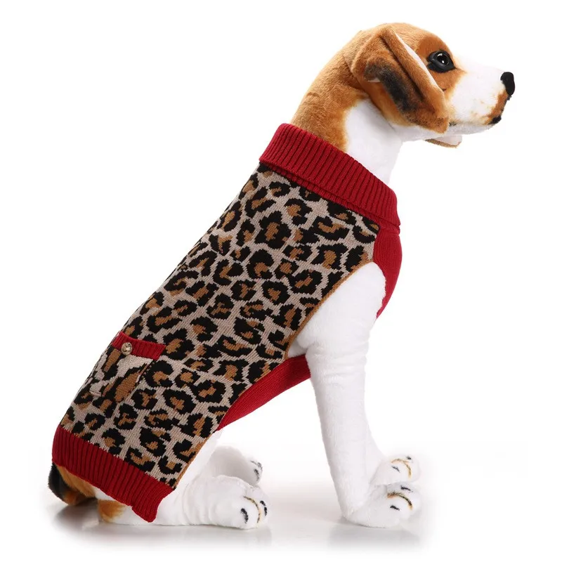 Новинка осенне зимние шерстяные свитера для домашних собак Милый Рождественский