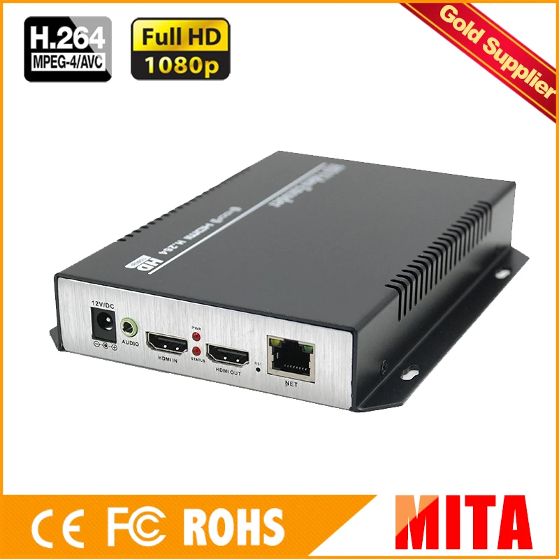 HD MPEG 4 AVC H.264 hdmi потоковый кодировщик iptv Независимая для потоковой передачи IPTV в VLC